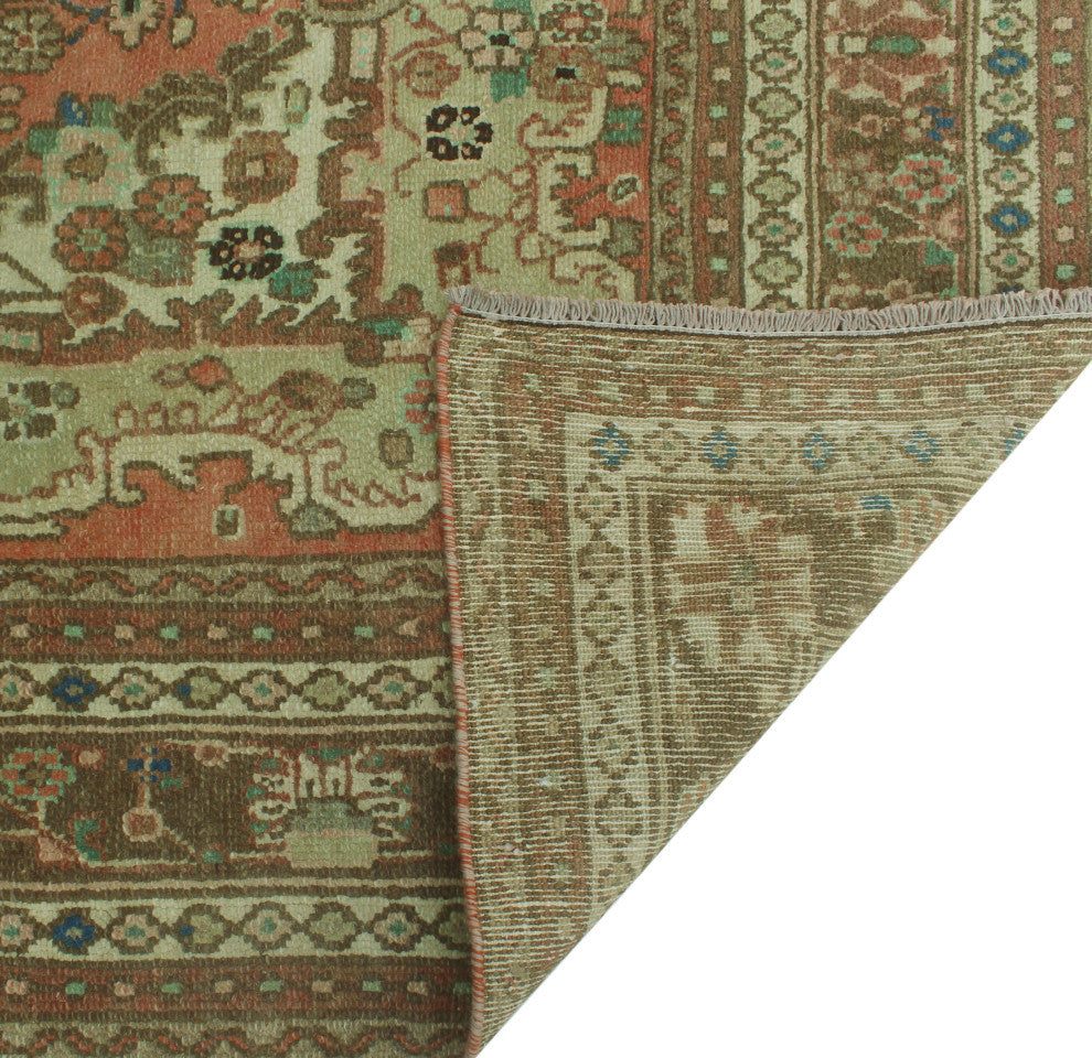 Semi-Antique Ullok Rust/Brown Rug, 7'0x9'6