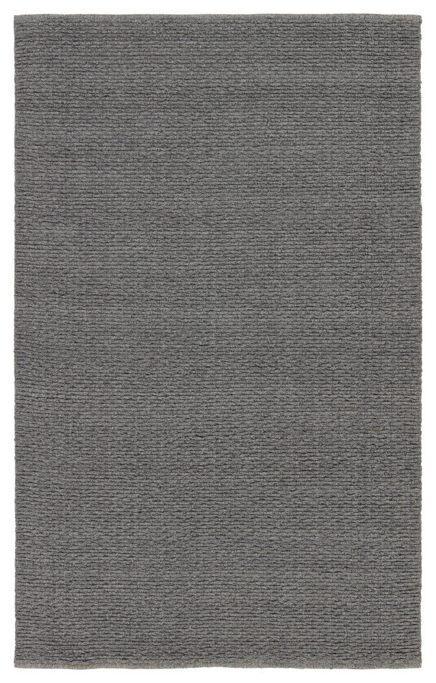 Jaipur Living Windcroft Handmade Solid Gray Area Rug 6'X9'