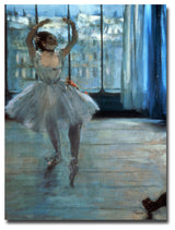 'Dancer in Front of a Window' Canvas Art by Edgar Degas