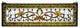 33W X 10H Fairytale Transom Stained Glass Window