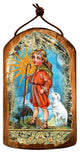 Icon Shepherd Wooden Ornament