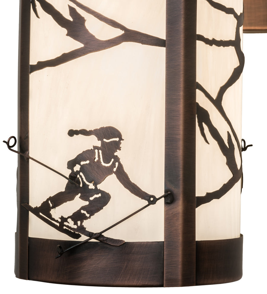 10W Fulton Alpine Solid Mount Wall Sconce