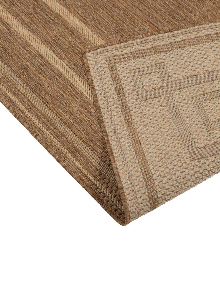 Outdoor Collection Oriental Area Rug - UV Safe Rug, Neutral, 7'10"x10'