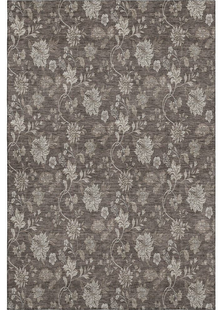 Premium Machine Washable Mayfield AMF680 Chocolate 9' x 12' Rug