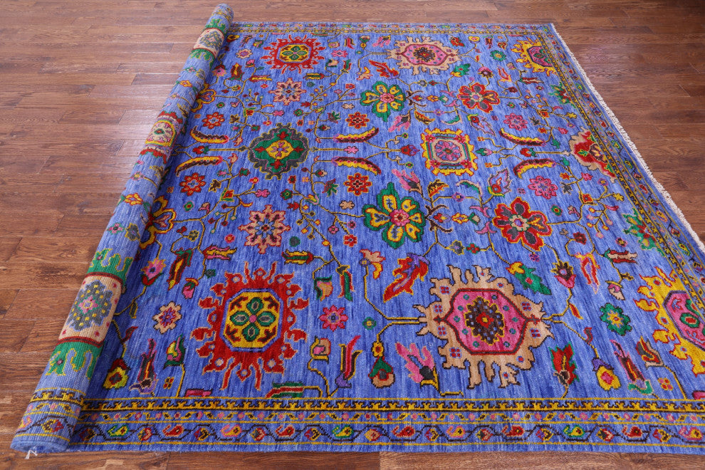9' 1" X 11' 9" Persian Heriz Serapi Hand Knotted Wool Rug - Q13701