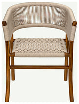 Conrad Chair, Teak With Woven Rope