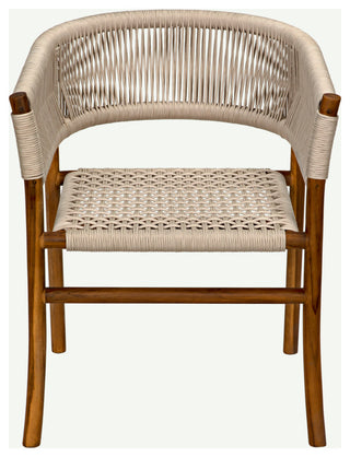 Conrad Chair, Teak With Woven Rope