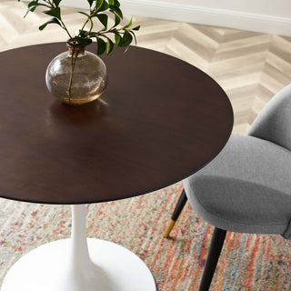 Lippa 36" Dining Table White Cherry Walnut