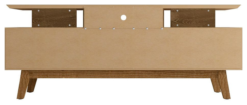 Yonkers 70.86 TV Stand in Rustic Brown