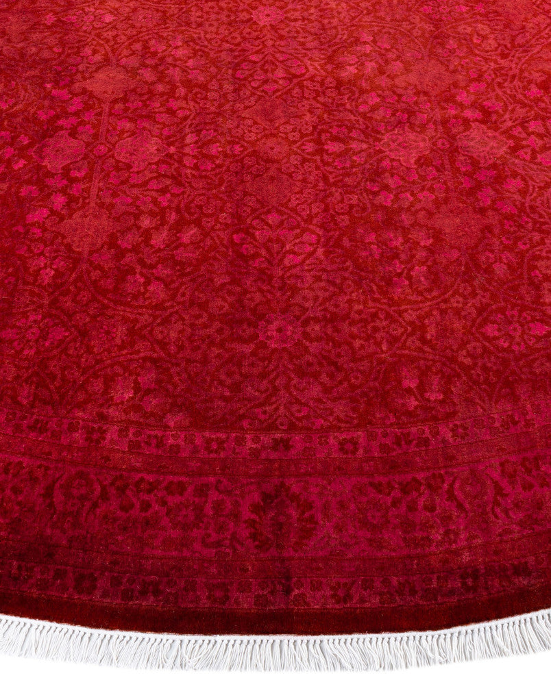 Overdyed One-of-a-Kind Hand-Knotted Area Rug Purple, 5' 1" x 7' 7"