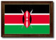 Kenya Country Flag Canvas Print, 15"x21"