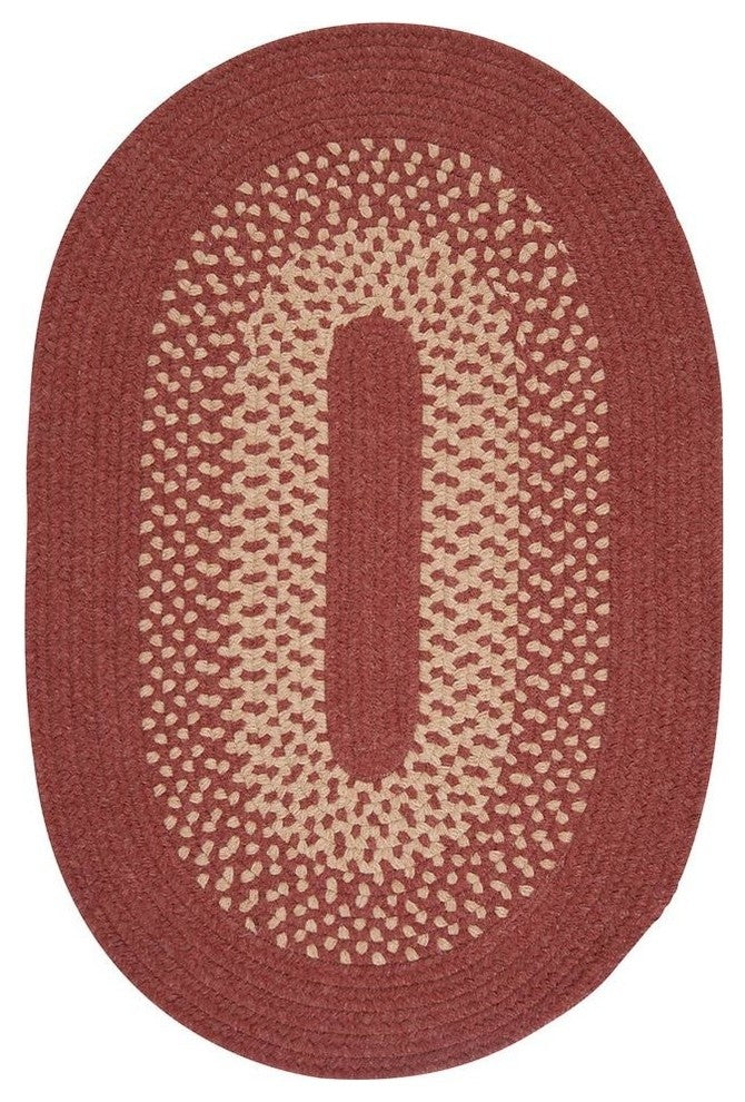 Colonial Mills Jackson JK70 Rosewood Traditional Area Rug, Round 8'x8'