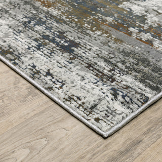 Oriental Weavers Gemini 4151U Abstract Rug, Charcoal, 3'10"x5'5"