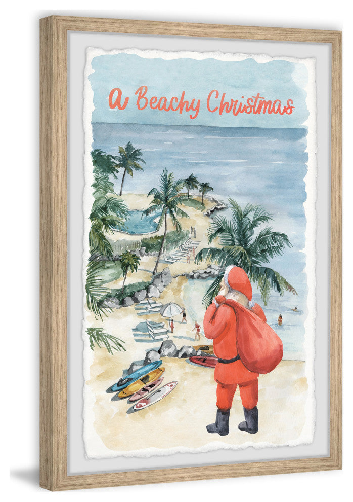 "Meet Santa" Framed Painting Print, 30x45