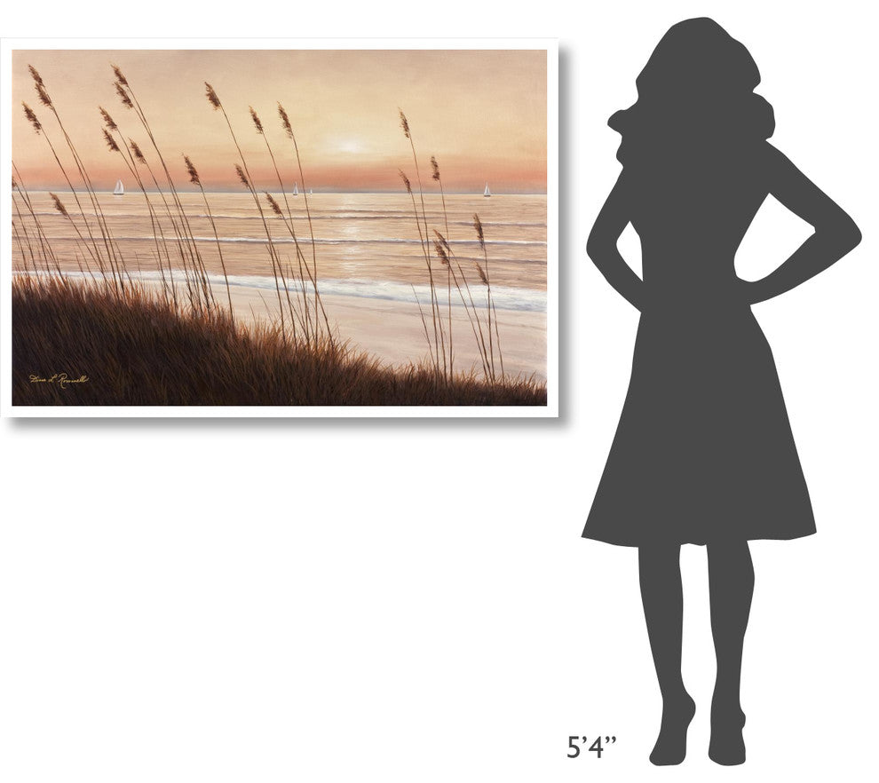 "Breezy Sunset" Digital Paper Print by Diane Romanello, 50"x34"