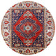 Ahgly Company Indoor Round Mid-Century Modern Area Rugs, 3' Round