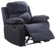 Beautiful Recliner Blue Microfiber
