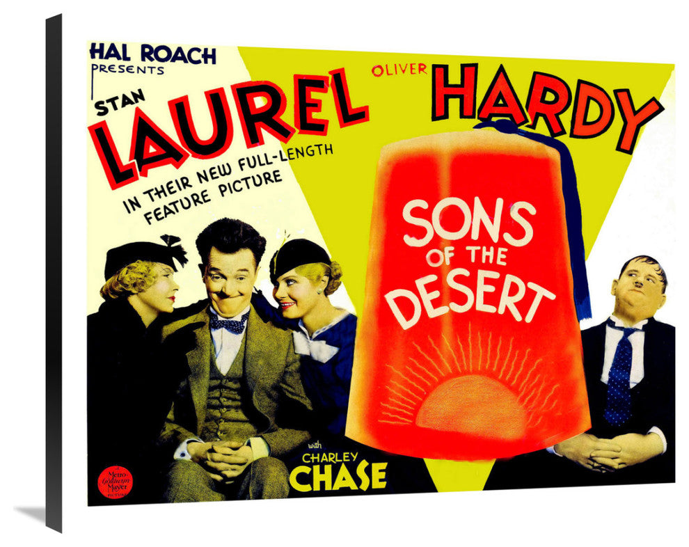 "Laurel & Hardy - Sons of the Desert" Canvas by Hollywood Photo Archive, 36x28"