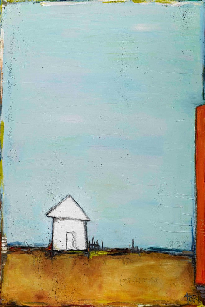 "Balance" Painting Print on Canvas by Tori Campisi