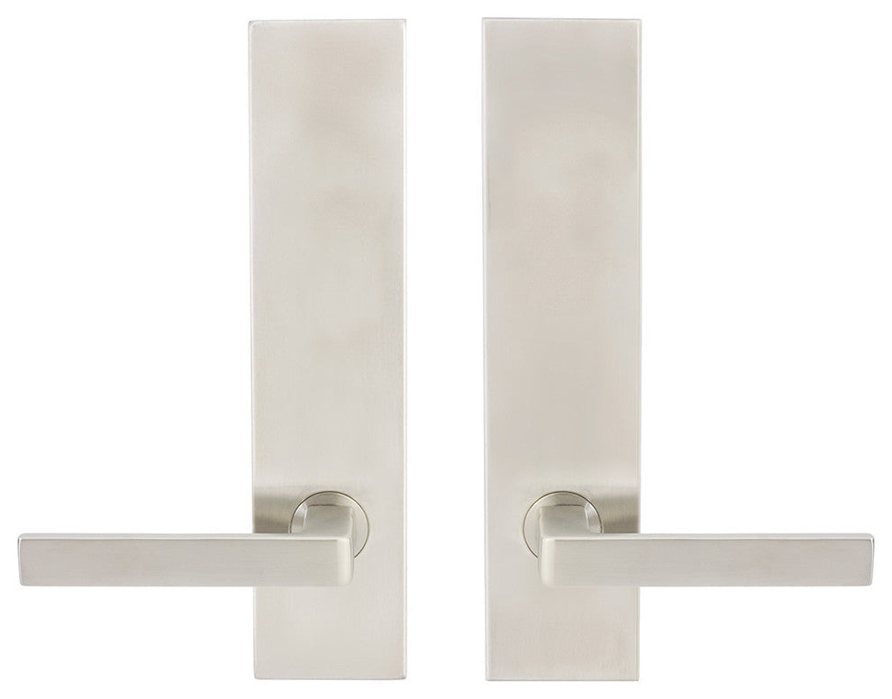 Tokyo Lever, Tubular Privacy, Satin Stainless Steel, 2-3/8" Backset