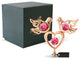 Rose Gold Plated Love Doves and Heart Table Top Ornament