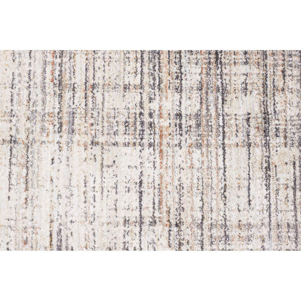 Umbria Grid Area Rug, Gray, 2'x3'