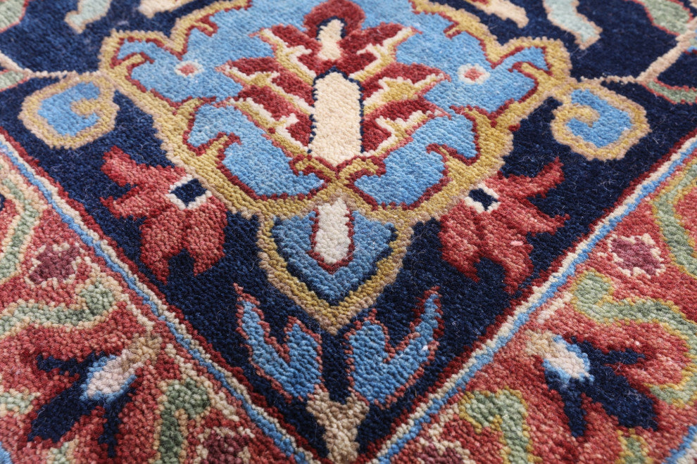11' 11" X 15' 0" Handmade Persian Fine Serapi Wool Rug - Q14708
