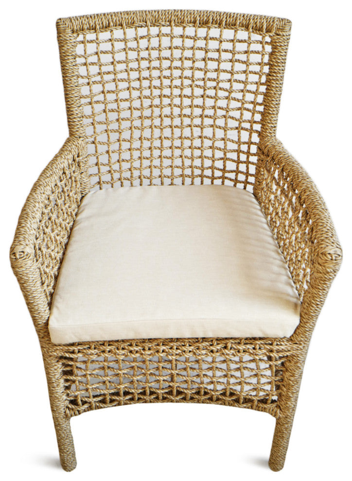 Outdoor Rope Dining Arm Chair