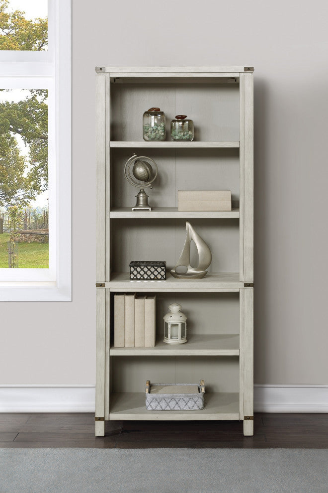 Baton Rouge 72" Bookcase, Champagne Oak Finish