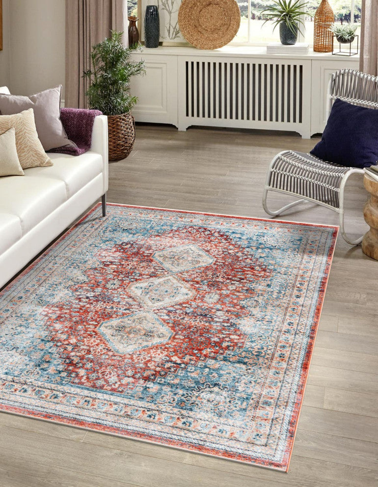 Unique Loom Newport Rosecliff Area Rug