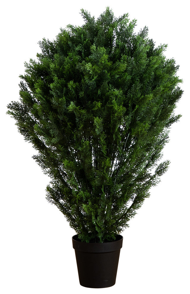 5ft. Artificial Cedar Bush UV Resistant, Indoor/Outdoor