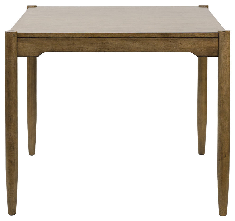 Modern Wood Counter Height Square Kitchen Table, Dining Surface, Brown