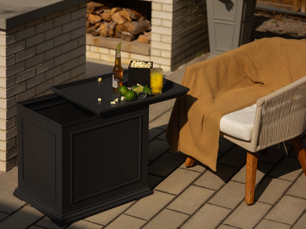 Veradek Brixton Tray Table, Black, 22 Inch, 1 Pack