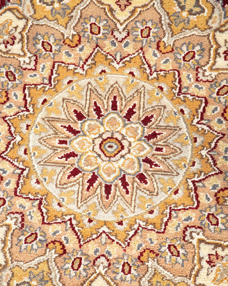 Etawah, One-of-a-Kind Hand-Knotted Area Rug Ivory, 8'2"x10'5"