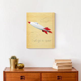 Go To Space 11x14 Canvas Wall Art