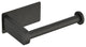 Wall Mounted Self-Adhesive Bathroom Toilet Paper Holder Roll Dispenser, Matte Black
