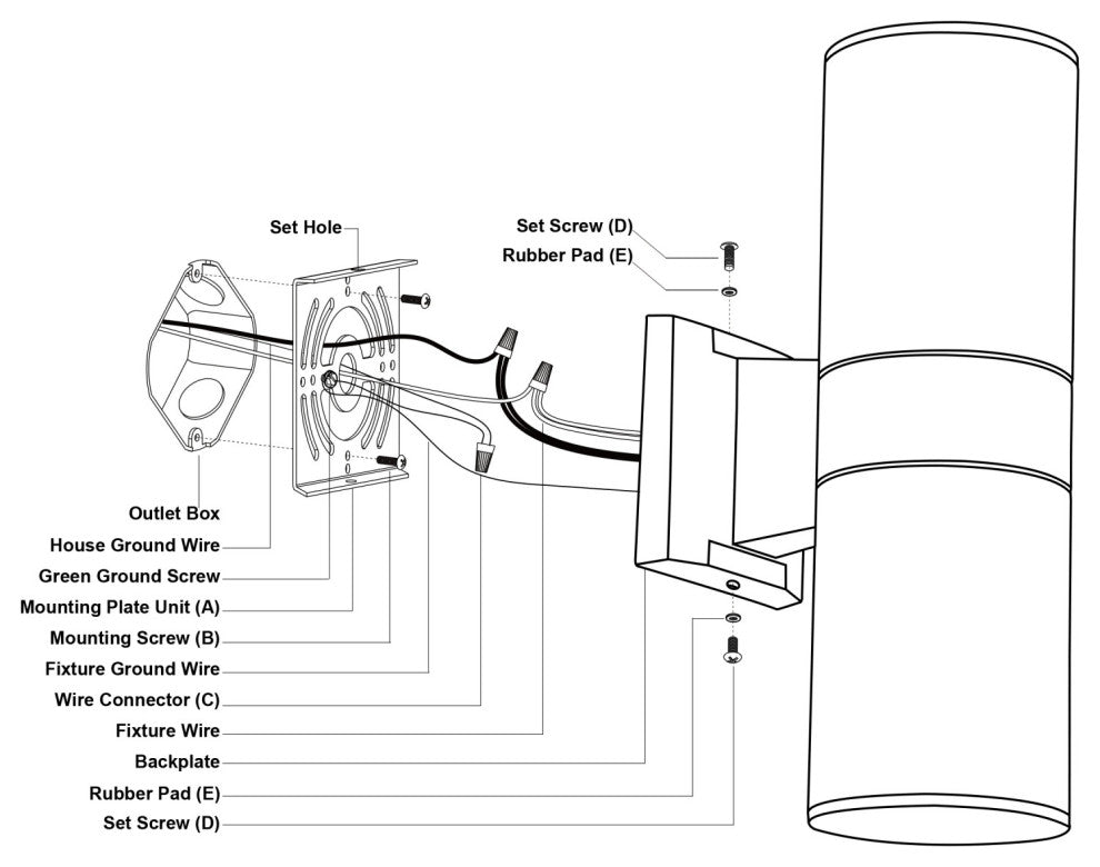 Vaxcel Lighting T0747 Chiasso 13" Tall LED Outdoor Wall Sconce - Textured Black
