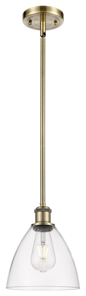 Innovations 516-1S-AB-GBD-752 1-Light Mini Pendant, Antique Brass