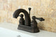 Kingston Brass 4" Centerset Bathroom Faucet, Oil Rubbed Bronze