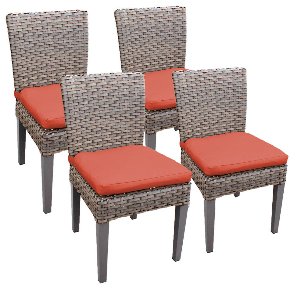 4 Oasis Armless Dining Chairs
