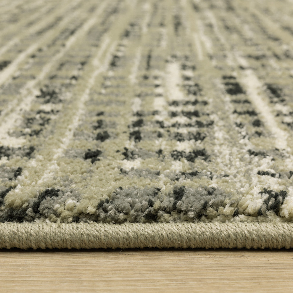 Sarasota Striped Indoor Area Rug, Beige, 2' x 3'