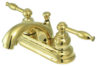 GKB2601KL Knight Centerset Lavatory Faucet, Lever Handles, Retail Pop-Up, Chrome