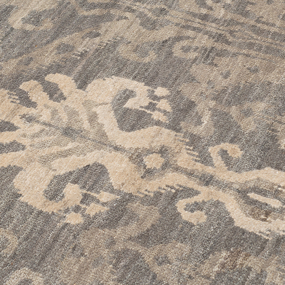 Pearl Area Rug, Silver Sand, 8' x 10', Persian