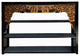 Chinese Black Golden Carving Rectangular Curio Display Stand Side Table Hcs7642