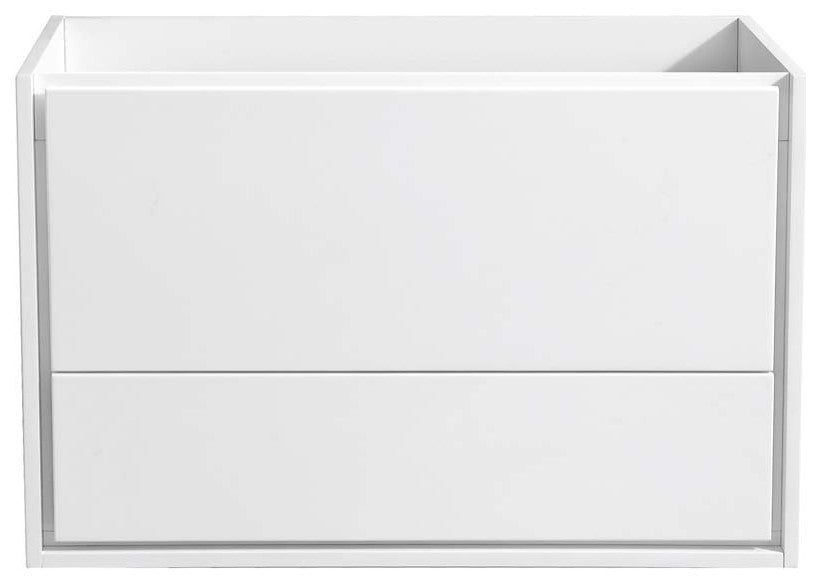 Fresca Catania 36" Gloss White Wall Hung Cabinet