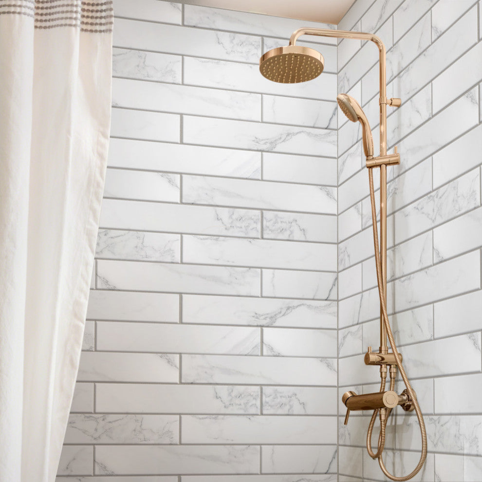Tinos White Porcelain Floor and Wall Tile