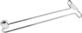 Polished Chrome 11-7/16" x 1" x 1-3/8" Stem Glass Holder