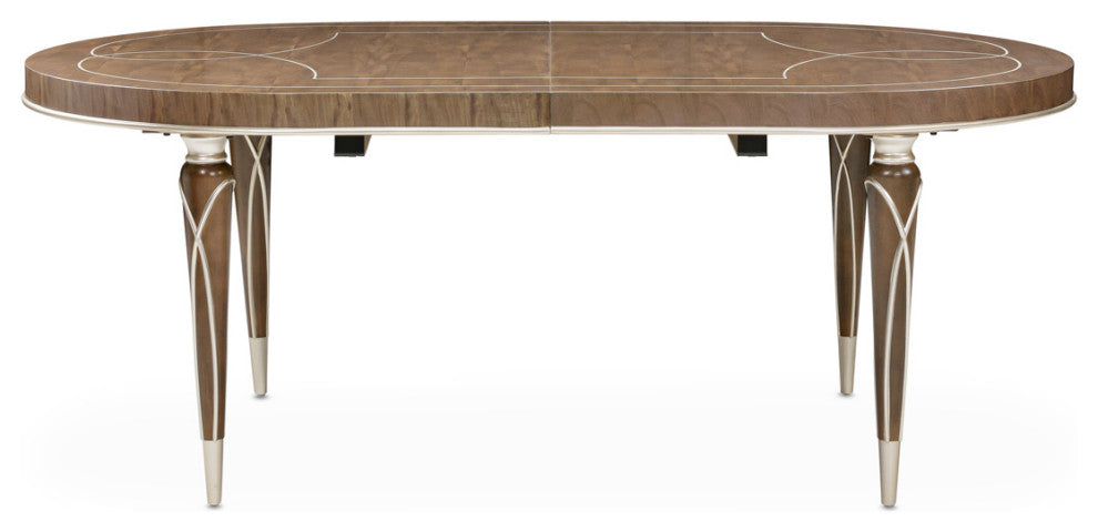 Villa Cherie Oval Dining Table - Hazelnut