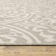 Parlan Floral Indoor-Outdoor Area Rug, Gray, 6'7"x9'2"