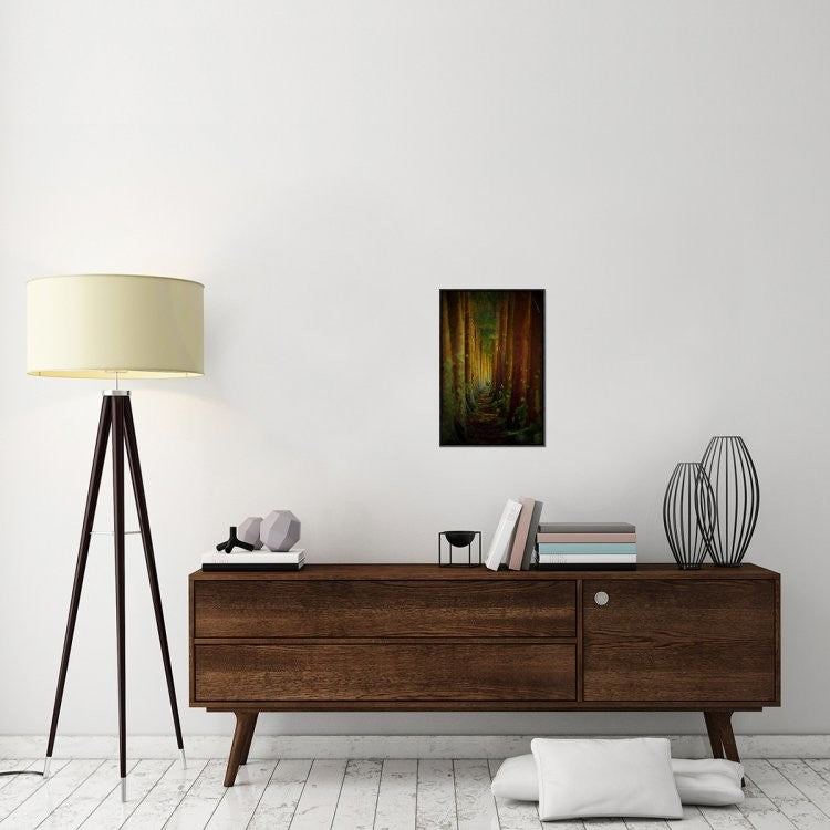 "Forest" Framed Canvas Giclee by Rui Caria, 16x23"